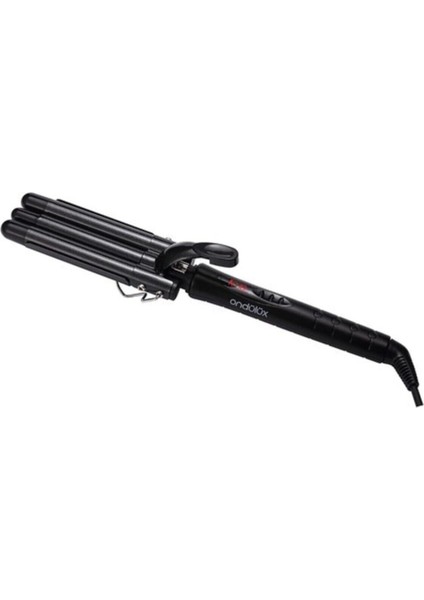 Ondülüx Wag Saç Maşası 19mm Siyah, Seramik Plaka, 210°C, şık ve kullanışlı şekillendirme aracı