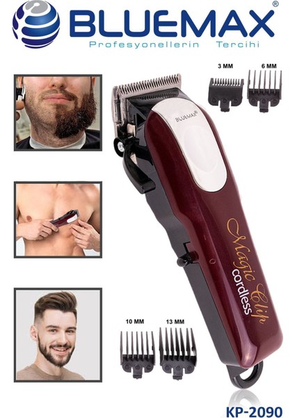 Kablosuz 5 In1 Saç Sakal Vücut Tıraş Makinesi Şarjlı Erkek Bakım Seti LED Ekran Şarjlı