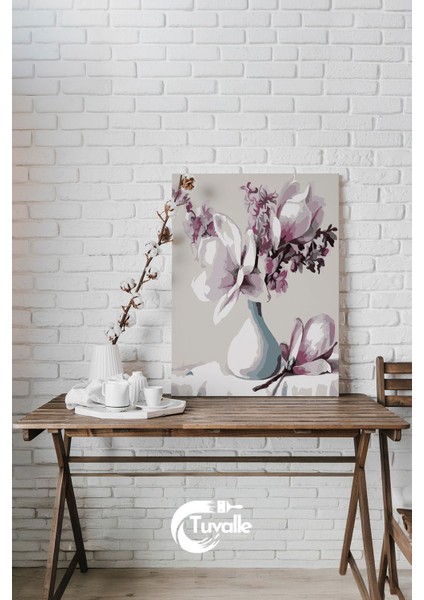 Beyazın Melodisi Sayılarla Boyama Seti, Hobi Seti, 40X50 Tablo, Fırça Boya, Numaralı Tuval fiyatları