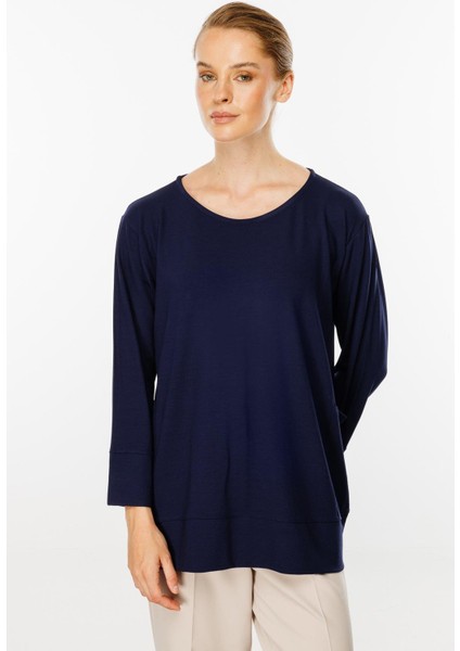 Cepli Tunik Bluz-Lacivert