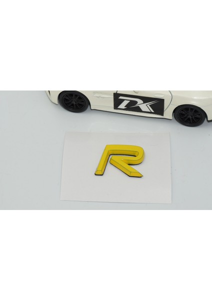 R Rozet Sarı 2.2cm Bagaj Yazı Logo Arma Volvo ile Uyumlu fırsatları