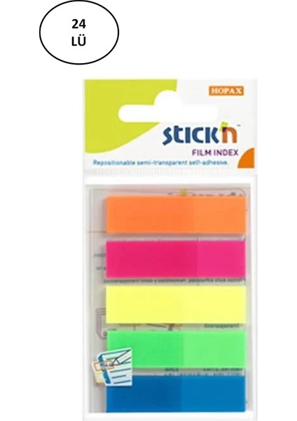Gıpta Hopax 45 X12 5 Neon Renk Stickn Index Not Kağıdı