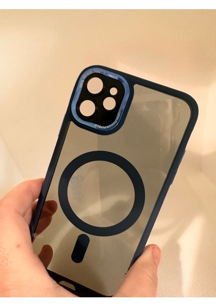 Iphone 11 Focus Pixel Magsafe Mavi