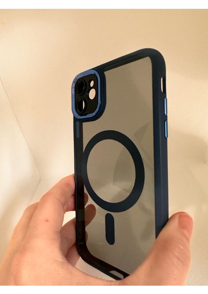 Iphone 11 Focus Pixel Magsafe Mavi