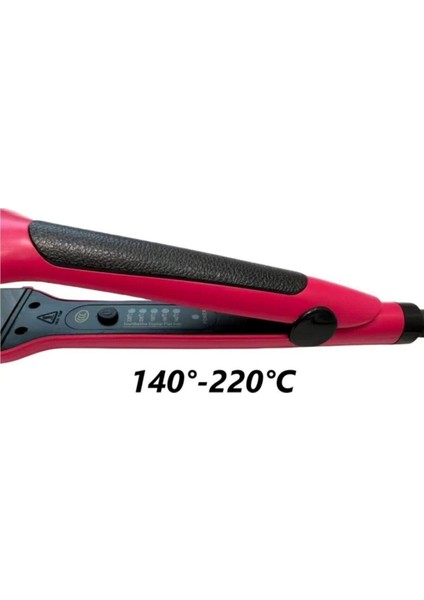 Pembe Çok Amaçlı Saç Şekillendirici ve Tost Makinesi, şık ve kullanışlı tasarım modelleri