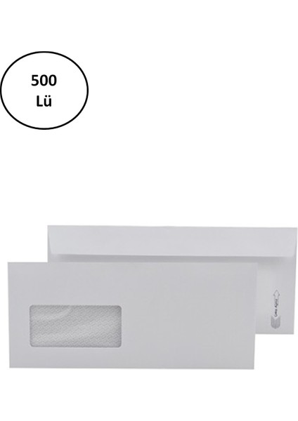 Asil Doğan AS-1001 Diplomat Zarf Pencereli 105X240 90 Gram 500'LÜ