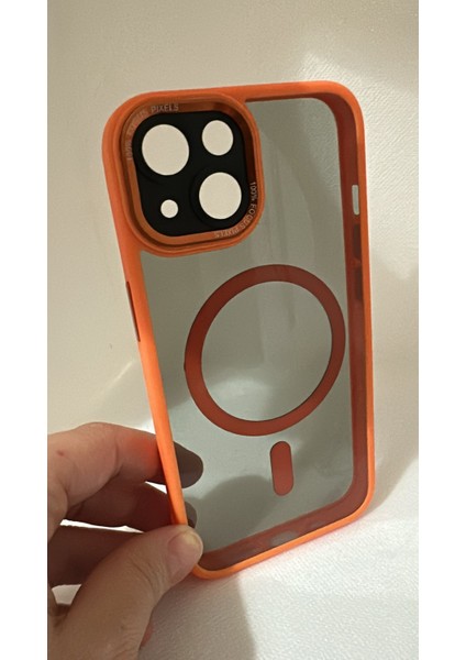Iphone 14 Focus Pixel Magsafe Turuncu
