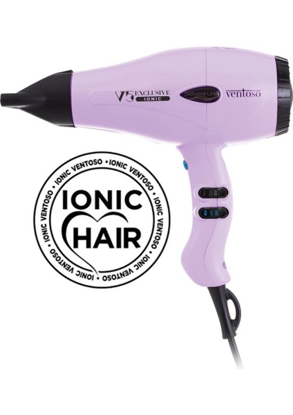 V5 Exclusive Iyonik 2500 W Profesyonel Fön Makinesi Lilly