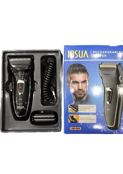 Pratik Kablosuz Sakal Tıraş Makinesi, Kuru Kullanım, Kolay ve Konforlu Tıraş fırsatları