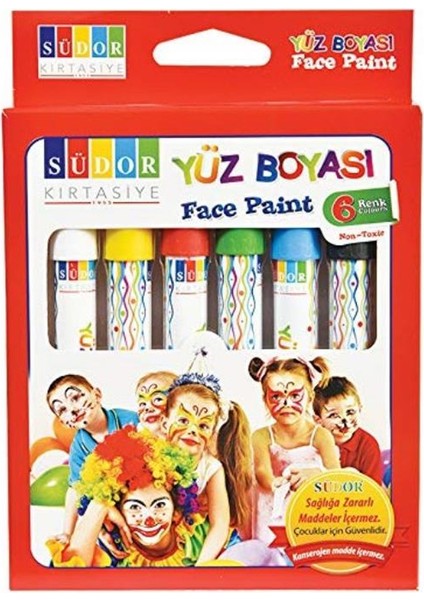 Südor Yüz Boyası 6'lı