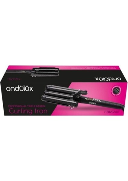 Şık ve kullanışlı 32 mm seramik saç maşası, siyah, 210°C sıcaklık, kolay şekillendirme indirimleri