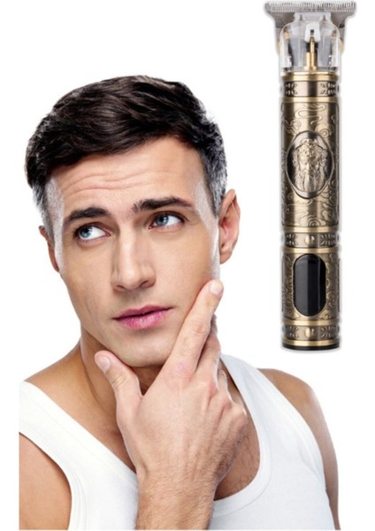 RD-378 Profesyonel Deluxe LCD Ekran Tıraş Makinesi Saç Sakal Ense Çizim