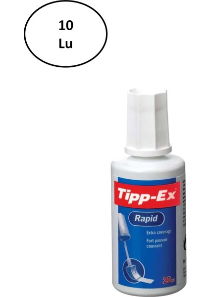 Tipp-Ex Rapid Sıvı Silici 10'lu