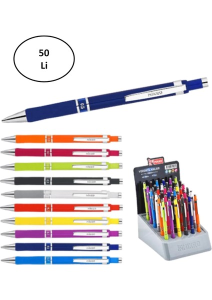 Mikro Mp 9006 Standlı Versatil Kalem Renkli 50'li