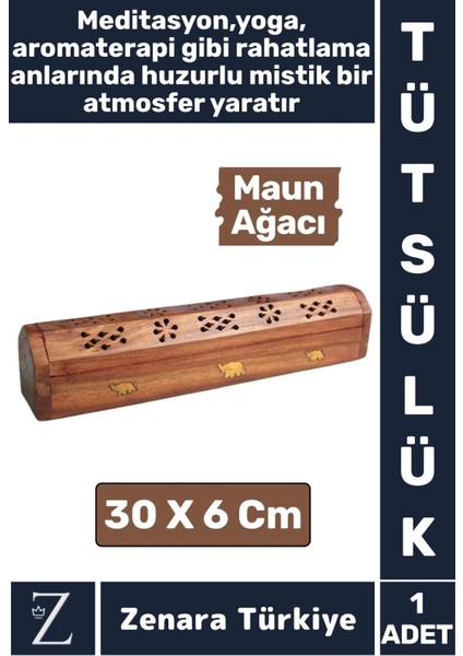 Yüksek Kalite Yoga Meditasyon Aromaterapi Chakra Pozitif Enerji Dayanıklı Maun Ağacı Tabut Tütsülük