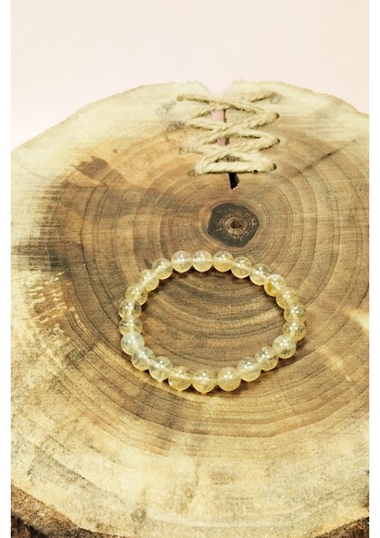 Sitrin Doğal Taş Bileklik Kutulu fiyatları