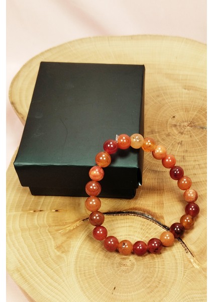 Akik Doğal Taş Bileklik Kutulu fiyatları