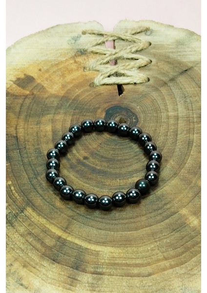 Hematit Doğal Taş Bileklik Kutulu fırsatları