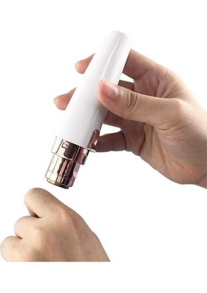 Çift Fonksiyonlu Kablosuz USB Tüy Alma Aleti, Kaş, Bıyık ve Vücut İçin Kullanım