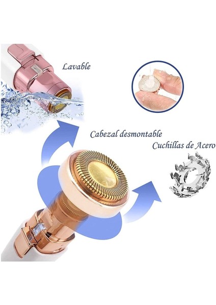 Çift Fonksiyonlu Kablosuz USB Tüy Alma Aleti, Kaş, Bıyık ve Vücut İçin Kullanım indirimleri