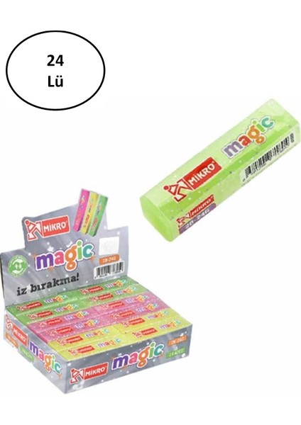 Mikro - 2B-24G Simli Nano Silgi 24 Lü