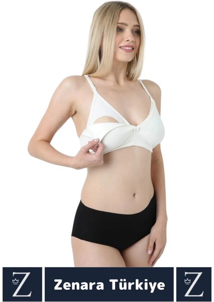 Doğal Görünüm Toparlayıcı Pamuklu Balensiz Dikişsiz Hamile Lohusa Tam Kalıp Konforlu Emzirme Sütyeni fiyatları