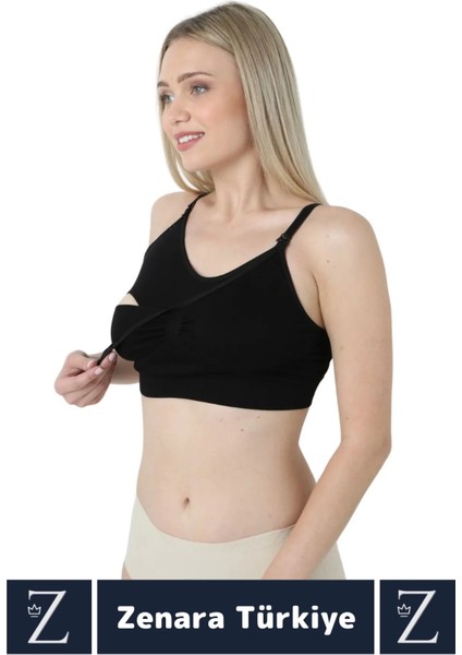 Doğal Görünüm Toparlayıcı Pamuklu Balensiz Dikişsiz Hamile Lohusa Tam Kalıp Konforlu Emzirme Sütyeni modelleri