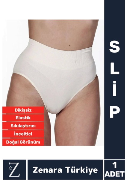 Gündelik Iz Göstermez Alt Karın Toparlayan Sıkılaştıran Incelten Dikişsiz Yüksek Bel Slip Korse