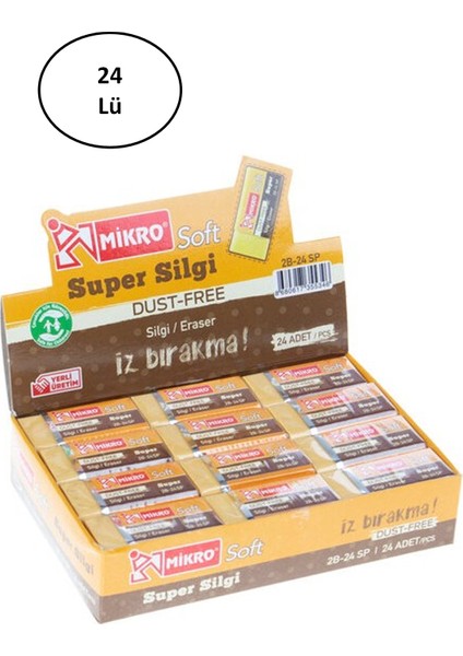 Mikro Silgi 2B-24SP Süper Soft 2B24SP 24'lü