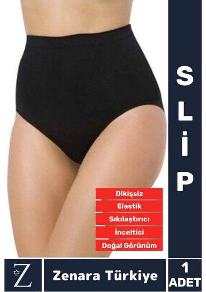 Gündelik Iz Göstermez Alt Karın Toparlayan Sıkılaştıran Incelten Dikişsiz Yüksek Bel Slip Korse