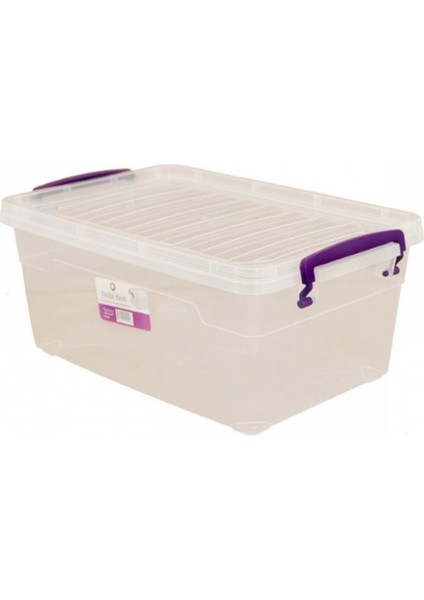 Şeffaf Çok Amaçlı 30 Lt Dikdörtgen Saklama Kabı 48X32X29 ROYALEKS-82113