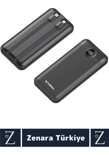 Kompakt Kamp Piknik Taşınabilir Şarj 2 Çıkış Dijital Şarj Göstergeli Hızlı Şarj 10.000 Mah Powerbank fiyatları