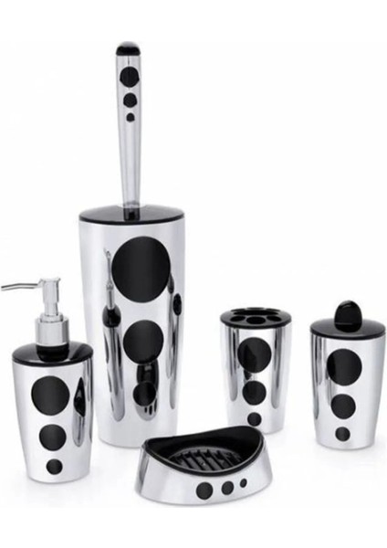 Punto 5 Parça Banyo Seti Krom ROYALEKS- F326