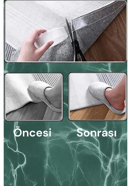 Çift Taraflı Nano Bant 1 Metre 30 mm Güçlü Bant Zemin Duvar Halı Tablo Yapıştırma Bandı