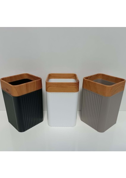 Mimoza Çizgili Ahşap Diş Fırçalık 1 Adet ROYALEKS-Y-869