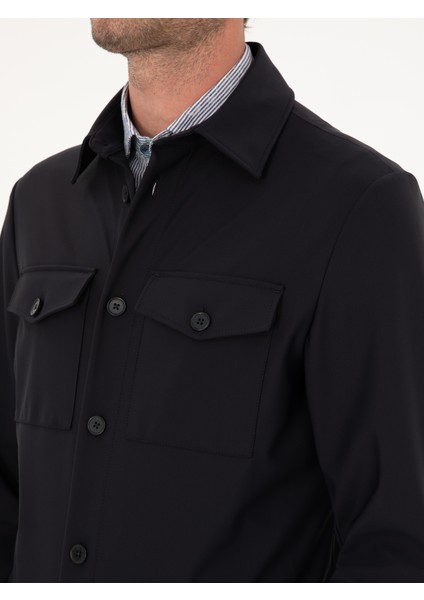 Erkek Lacivert Oversize Ceket 50276663-VR033