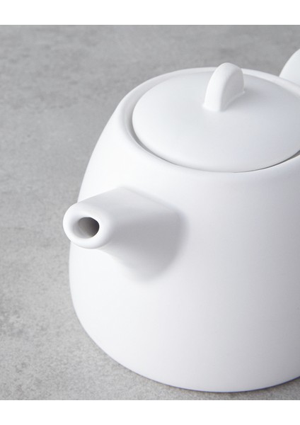 Tea Time New Bone China Demlik Seti 600 ml Beyaz modelleri