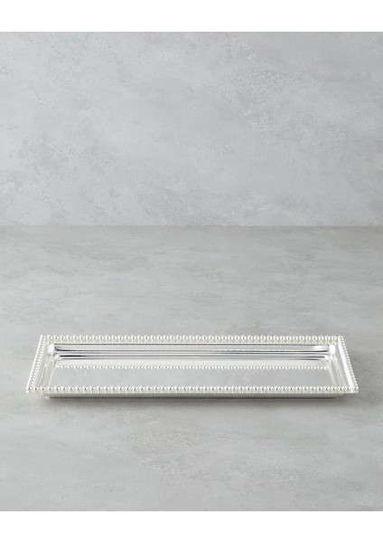 Treas Metal Tepsi 40X17 cm Silver