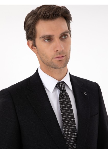 Erkek Siyah Slim Fit Takım Elbise 50296896-VR046 fiyatları