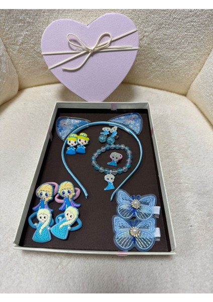 Sanrio Kuromii ve Arkadaşları Kutulu Toka Takı Seti Karne Doğumgünü Hediyesi