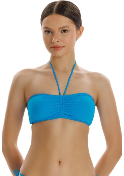 Turkuaz Bikini Üstü