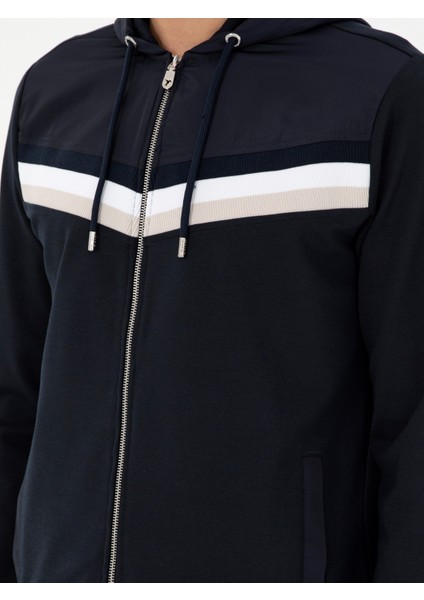 Erkek Lacivert Regular Fit Sweatshirt 50292490-VR033