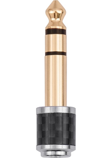 6.35MM Erkek - 3.5mm Dişi Jak Fişi Mini Ses Adaptörü (Yurt Dışından)