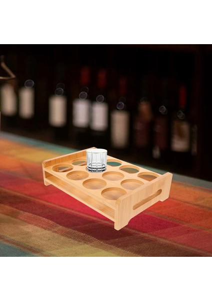 Shot Bardakları Seti Shot Bardak Tepsisi Tutucu (Yurt Dışından)