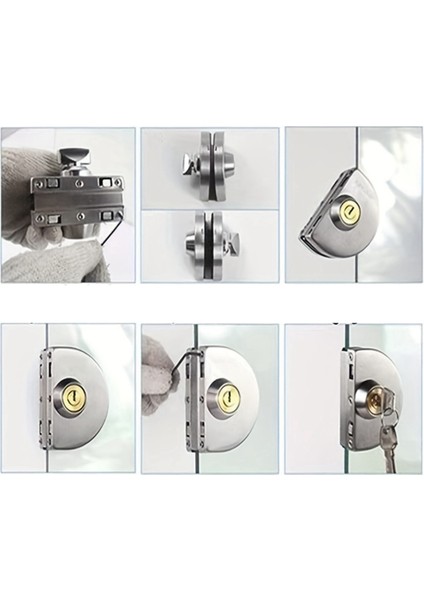 Cam Vitrinvitrin Kilitleri 2 Anahtarlı Kolay Kurulum Aleti (Yurt Dışından) fiyatları