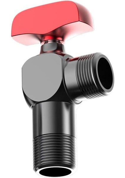 12 Inç Tüm Bakır Küresel Vana Sıcak ve Soğuk Su Kontrol Küresel Vanası Kırmızı (Yurt Dışından)