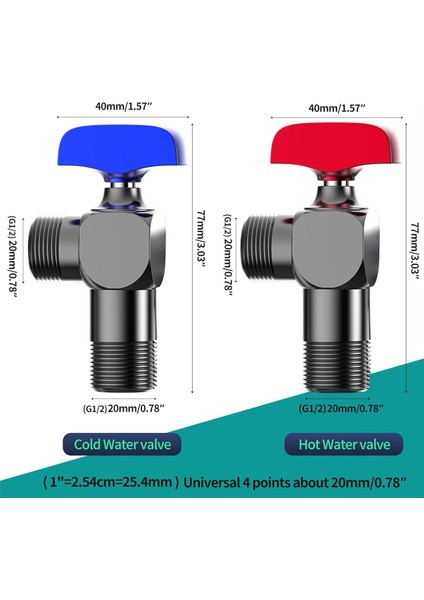 12 Inç Tüm Bakır Küresel Vana Sıcak ve Soğuk Su Kontrol Küresel Vanası Kırmızı (Yurt Dışından) fırsatları