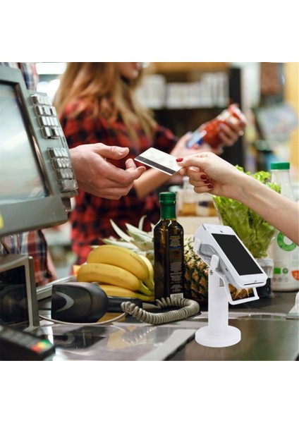 Evrensel Pos Makinesi Masaüstü Standı Beyaz (Yurt Dışından)