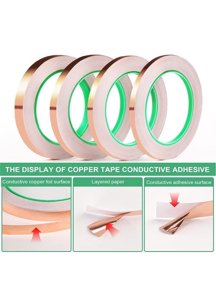 Bakır Folyo Bant Vitray Için Uygun Iletken Bakır Bant (Yurt Dışından) modelleri