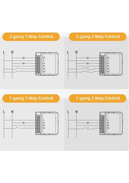 Tuya Wifi Akıllı Dimmer Anahtar Modülü 1ch Kontrol LED Işıkları (Yurt Dışından)